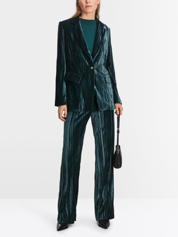 Marc Cain Blazer im Crash-Samt