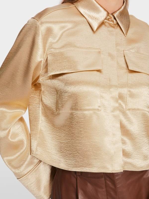 Marc Cain Samtige Bluse Fabrikverkauf