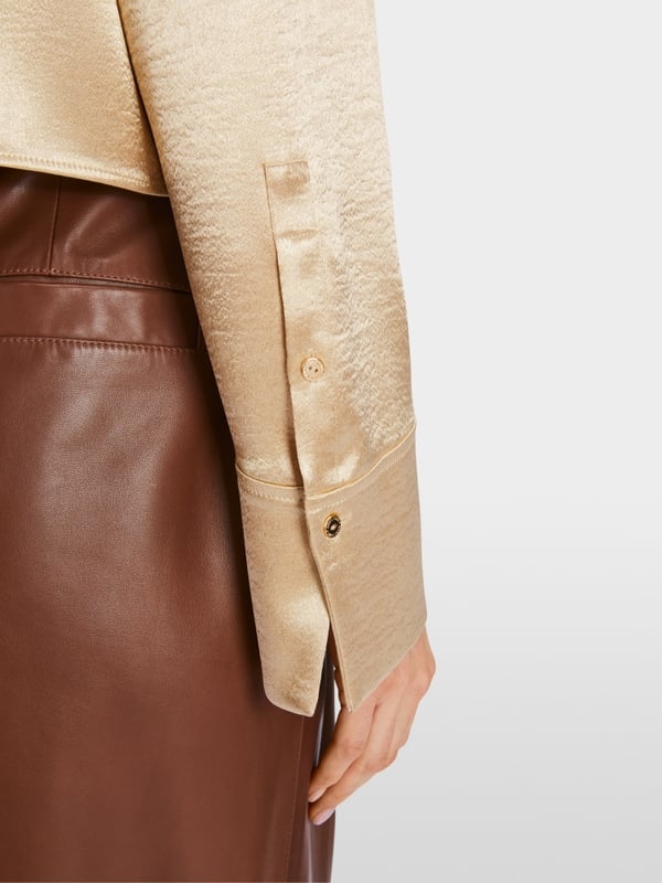 Marc Cain Samtige Bluse Fabrikverkauf