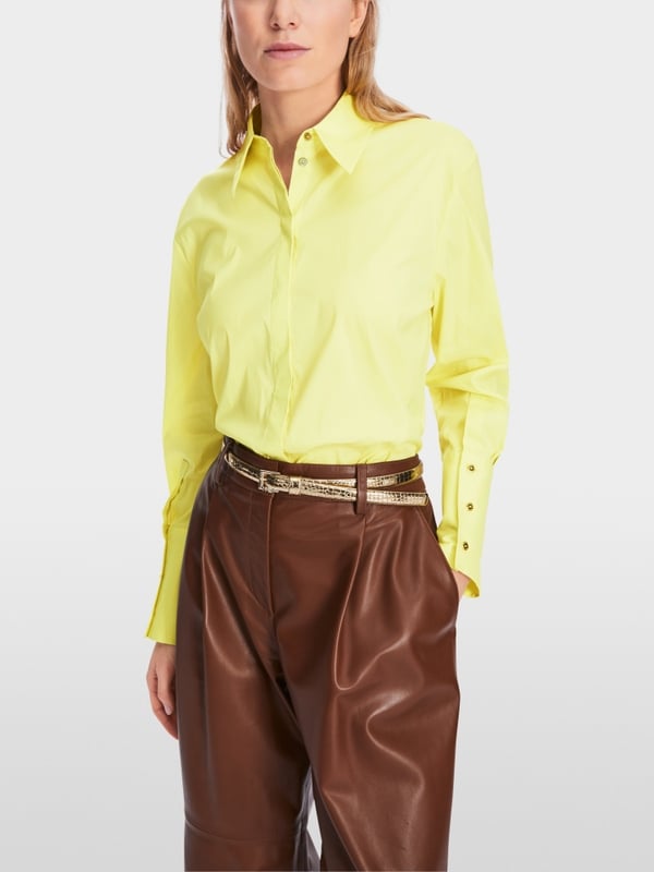 Marc Cain Bluse mit breitem Manschettenärmel Schlussverkauf