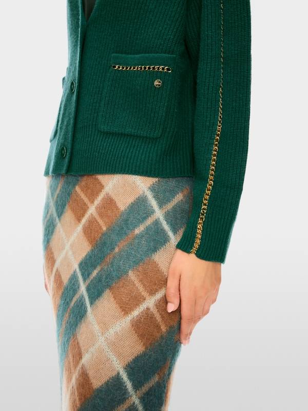 Marc Cain Rippstrick-Cardigan "Rethink Together" Auslauf