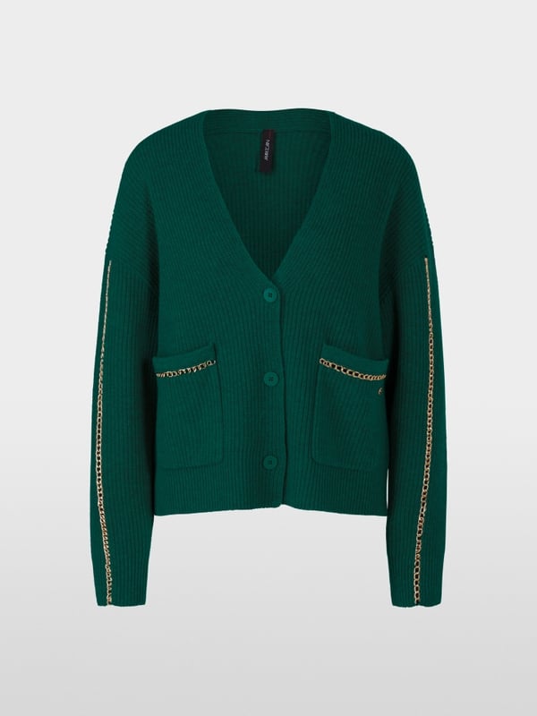 Marc Cain Rippstrick-Cardigan "Rethink Together" Auslauf