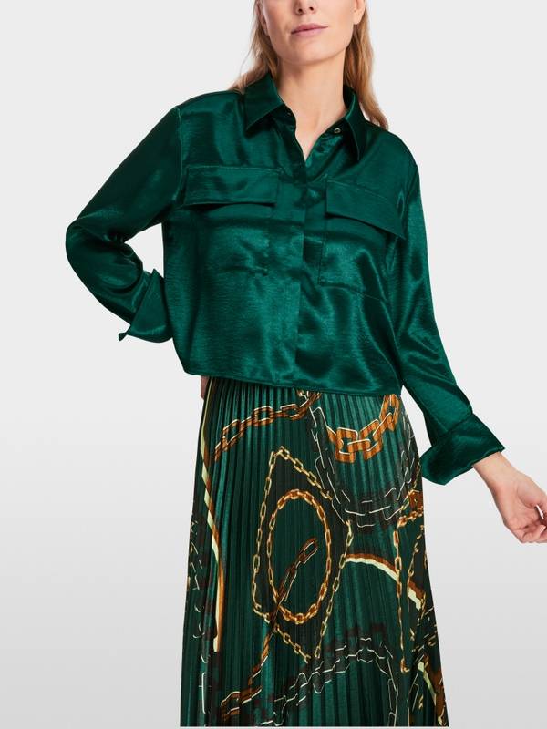 Marc Cain Samtige Bluse Online