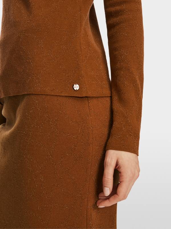 Marc Cain Sweater "Rethink Together" mit Lurex Günstig kaufen