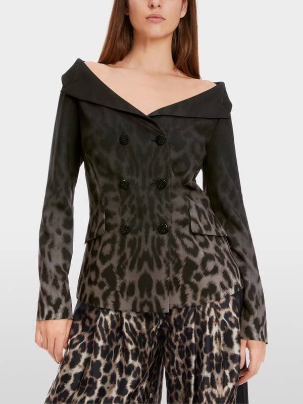 Marc Cain Blazer im Off-Shoulder-Look Günstiger Verkauf