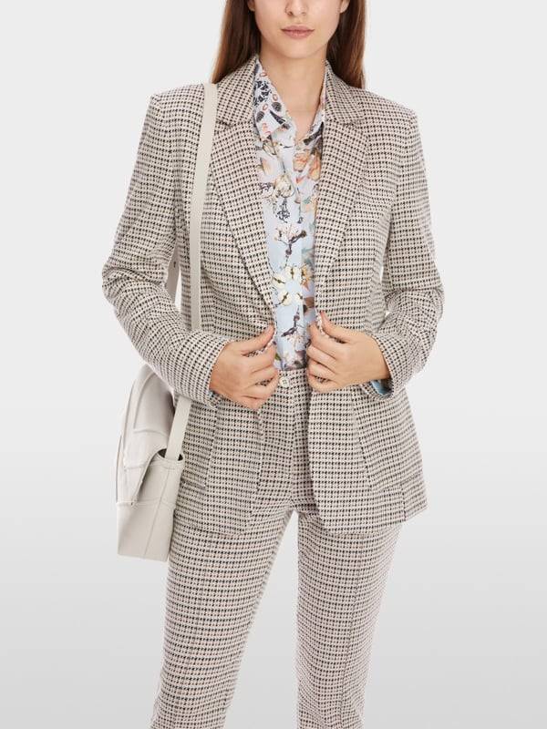Marc Cain Blazer mit Karo Outlet