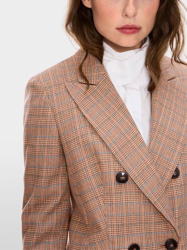 Marc Cain Blazer mit Mini-Pepita-Muster Verkauf