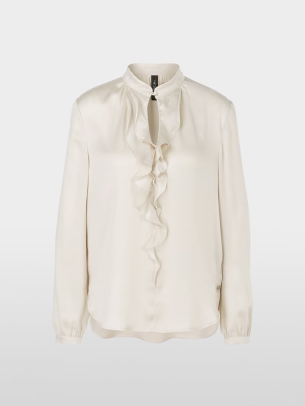 Marc Cain Elegante Bluse mit Volant Angebote