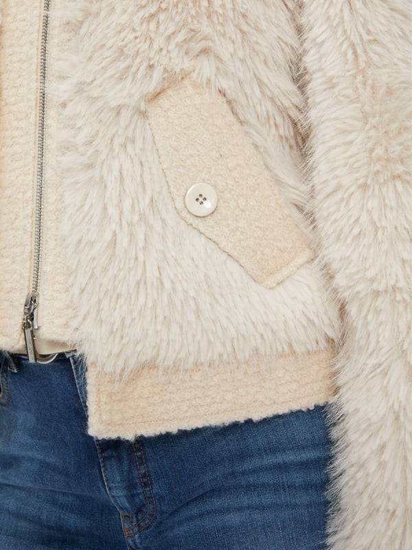 Marc Cain Outdoorjacke in Fun Fur Fabrikverkauf