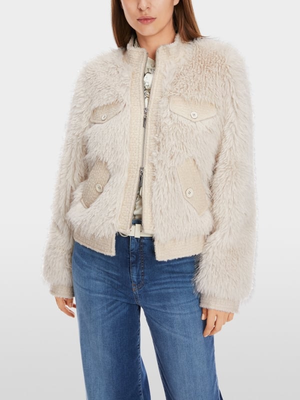 Marc Cain Outdoorjacke in Fun Fur Fabrikverkauf