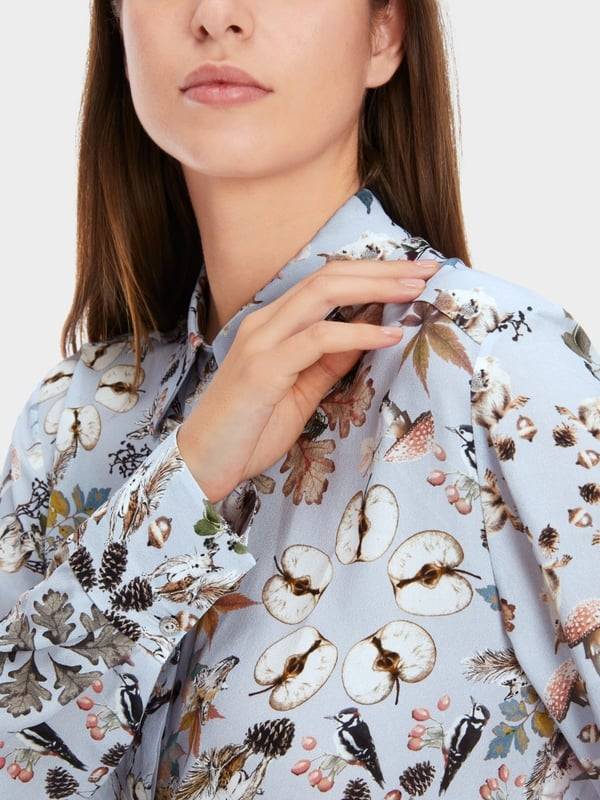 Marc Cain Viskosebluse mit Alloverprint im Angebot