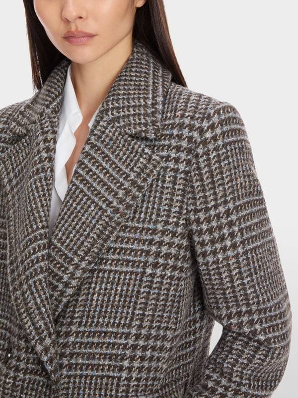 Marc Cain Langer Blazer-Mantel in Vintage-Karo Hotsell