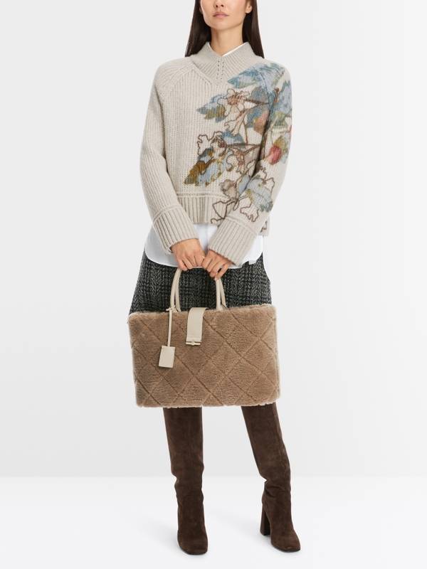 Marc Cain Sweater mit Print - Knitted in Germany im Angebot