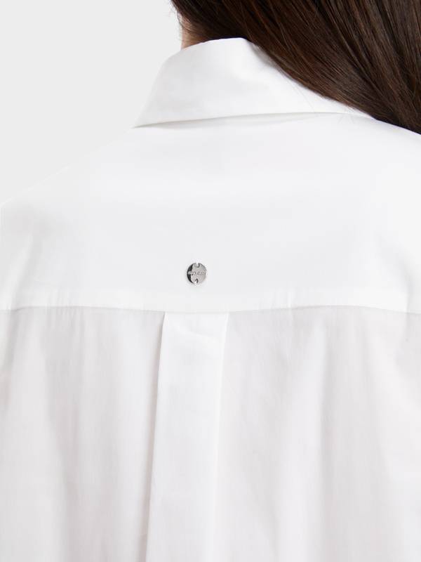 Marc Cain Hemdbluse mit Plastron-Effekt Schlussverkauf