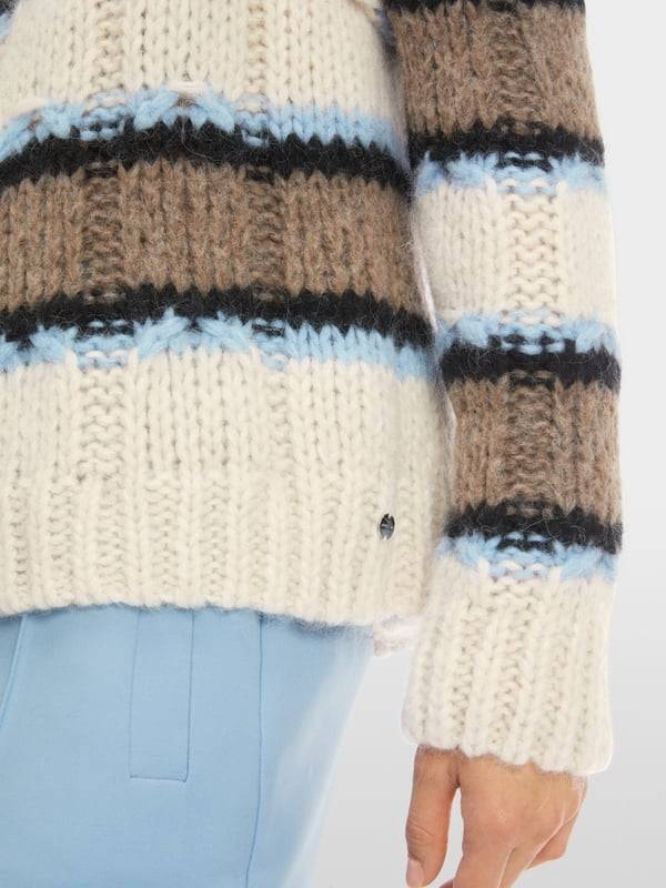 Marc Cain Sweater mit Streif - Knitted in Germany Meist gekauft