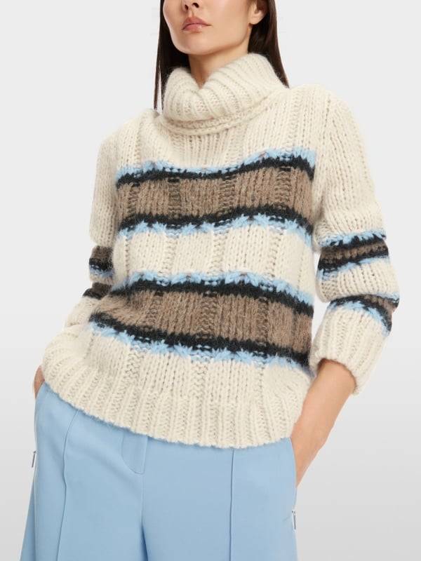 Marc Cain Sweater mit Streif - Knitted in Germany Meist gekauft
