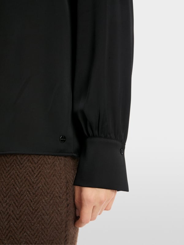 Marc Cain Feminine Hemdbluse mit Kimono-Ärmel Meist gekauft