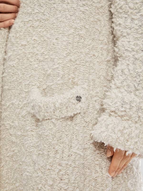Marc Cain Cardigan in Bouclé Knitted in Germany Auslauf