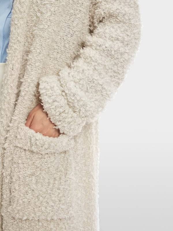 Marc Cain Cardigan in Bouclé Knitted in Germany Auslauf