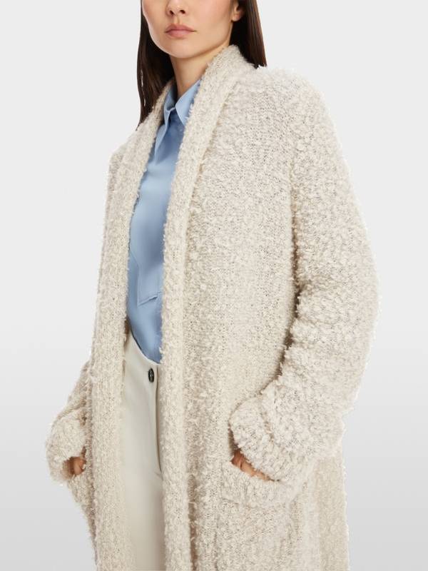 Marc Cain Cardigan in Bouclé Knitted in Germany Auslauf