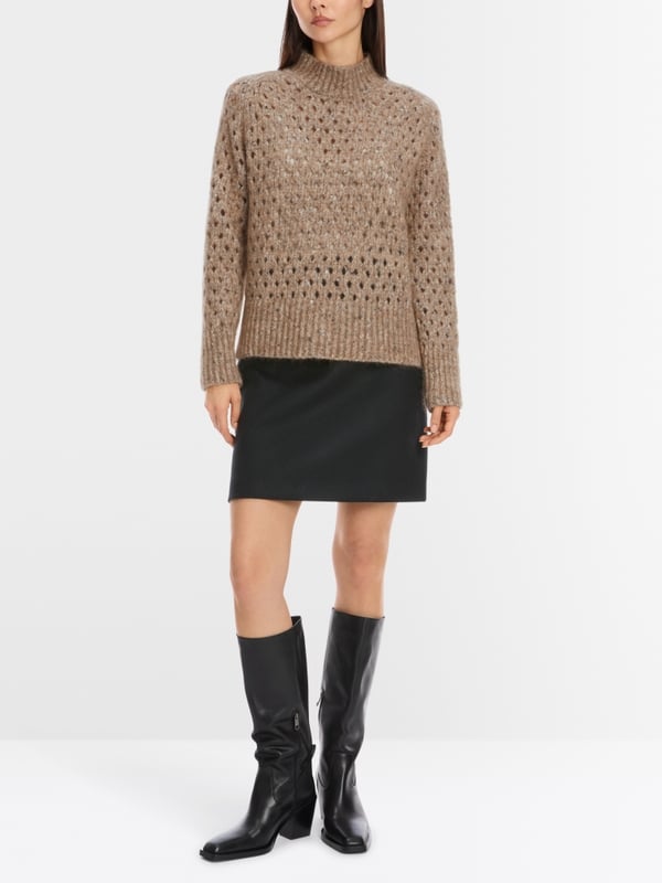 Marc Cain Sweater mit Mohair - Knitted in Germany Angebote