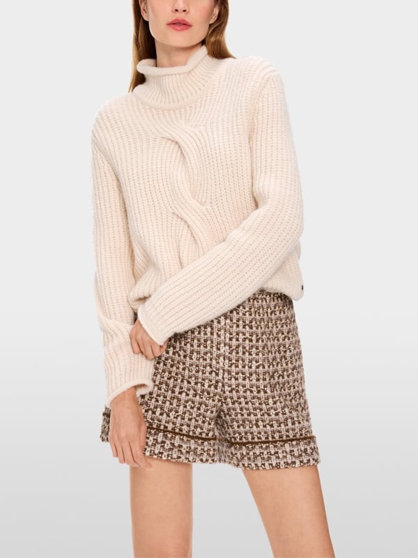 Marc Cain Sweater mit Zopf - Knitted in Germany im Angebot