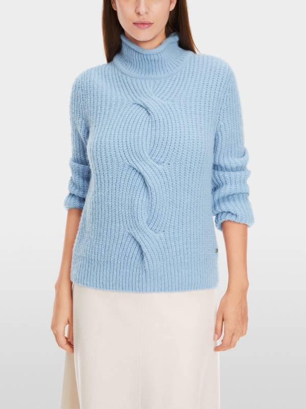 Marc Cain Sweater mit Zopf - Knitted in Germany Schlussverkauf