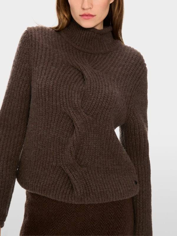 Marc Cain Sweater mit Zopf - Knitted in Germany Günstiger Verkauf
