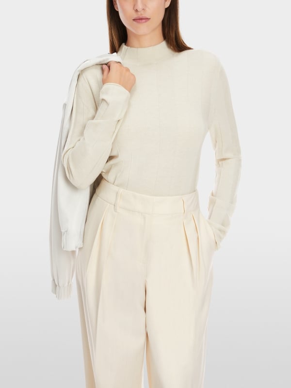 Marc Cain Sweater mit Turtleneck Fabrikverkauf