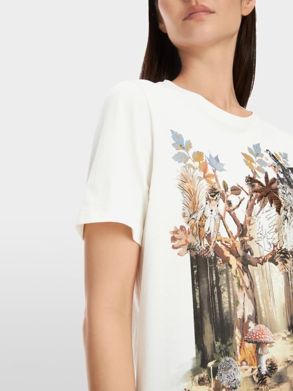 Marc Cain T-Shirt aus Baumwolle "Rethink Together" Verkauf