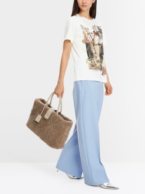 Marc Cain T-Shirt aus Baumwolle "Rethink Together" Verkauf