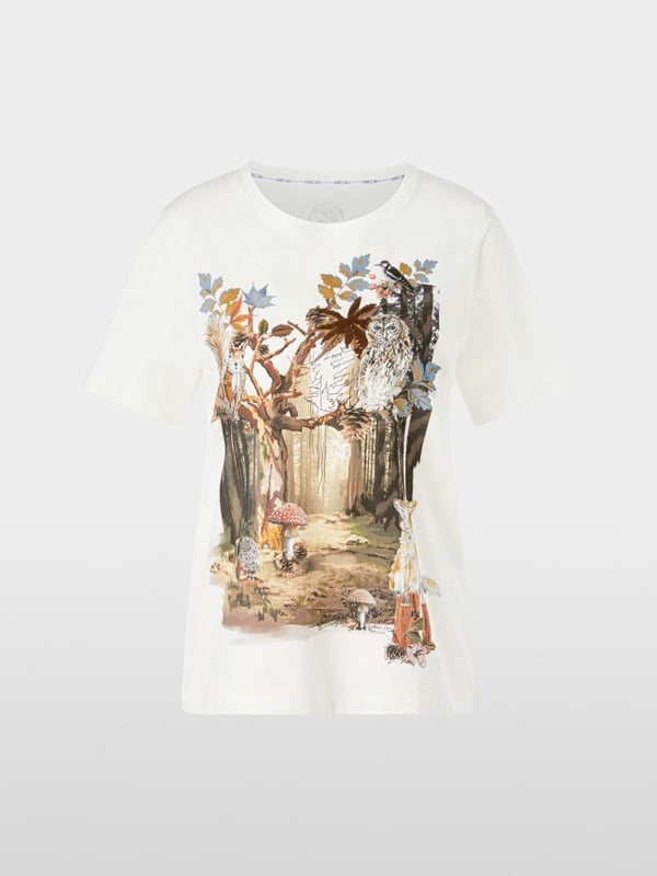 Marc Cain T-Shirt aus Baumwolle "Rethink Together" Verkauf