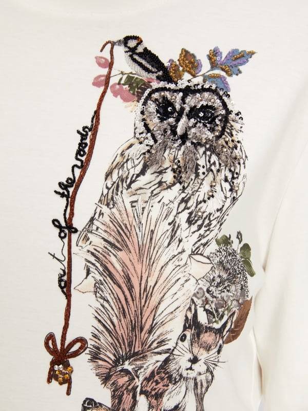 Marc Cain T-Shirt aus reiner Baumwolle Fabrikverkauf