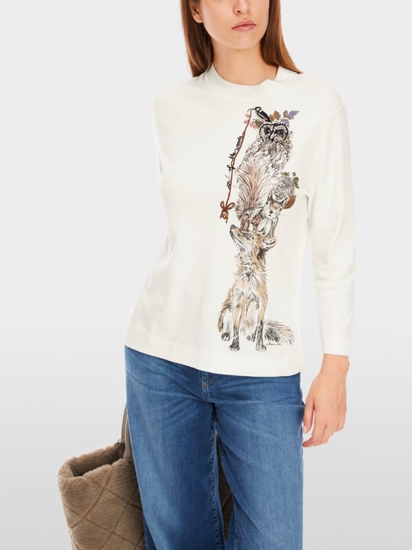 Marc Cain T-Shirt aus reiner Baumwolle Fabrikverkauf