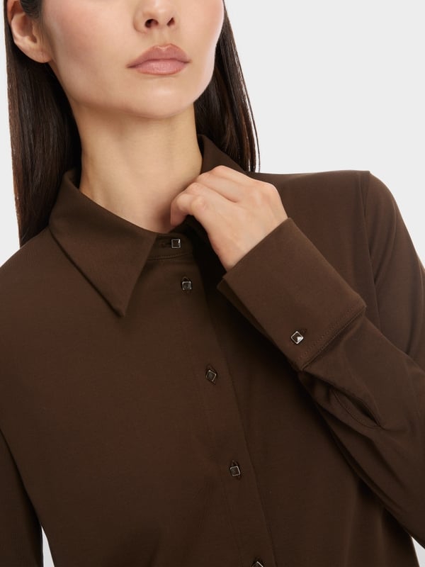 Marc Cain Hemdbluse mit überschnittener Schulter Hotsell
