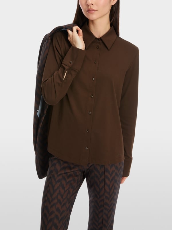 Marc Cain Hemdbluse mit überschnittener Schulter Hotsell
