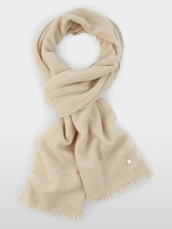 Marc Cain Warmer Schal mit Glitzer-Effekt