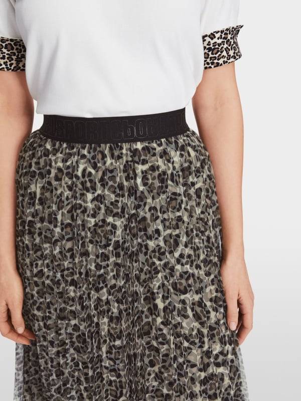 Marc Cain Tüllrock mit Leo-Print Cyber Monday
