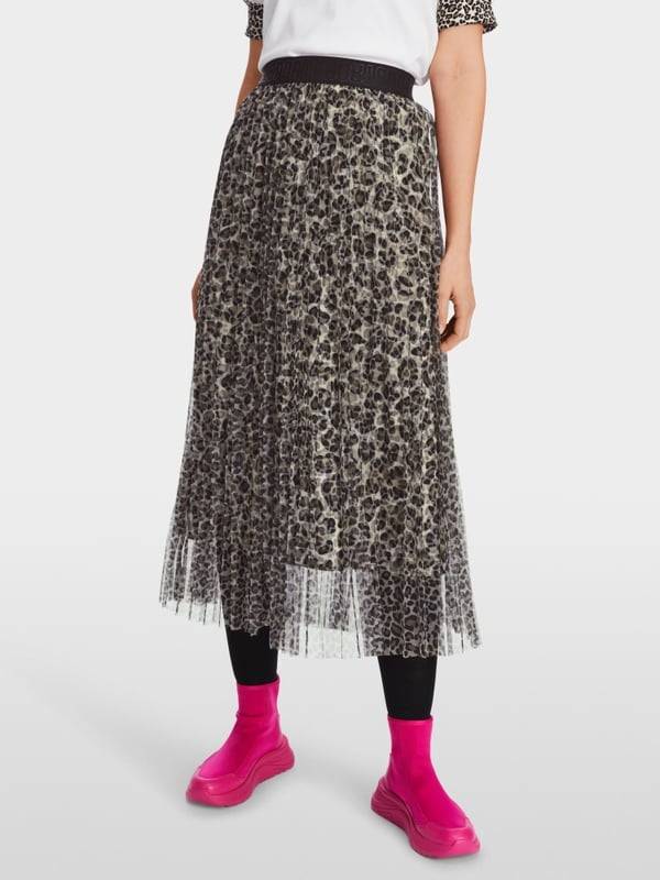 Marc Cain Tüllrock mit Leo-Print Cyber Monday
