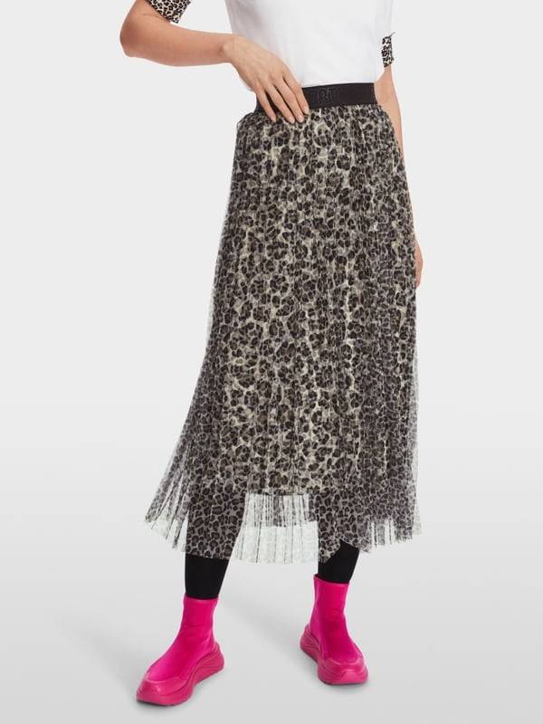 Marc Cain Tüllrock mit Leo-Print Cyber Monday