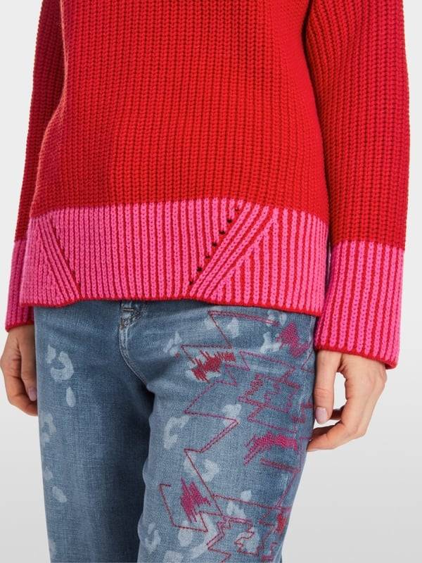Marc Cain Oversized Sweater Knitted in Germany Neueste Stile
