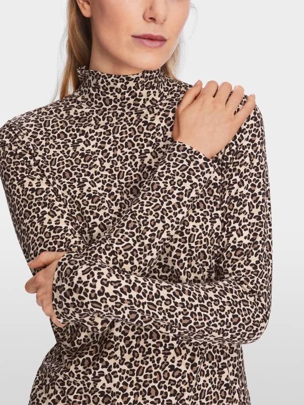 Marc Cain Longsleeve in Leo-Print Letzte 2 Tage
