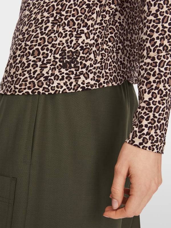 Marc Cain Longsleeve in Leo-Print Letzte 2 Tage