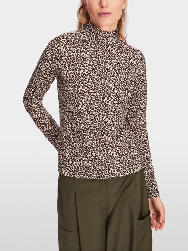 Marc Cain Longsleeve in Leo-Print Letzte 2 Tage