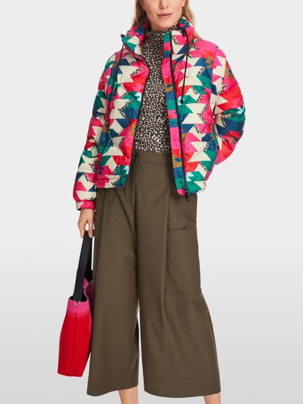 Marc Cain Daunenjacke mit Print "Rethink Together" Bis zu 50% Rabatt