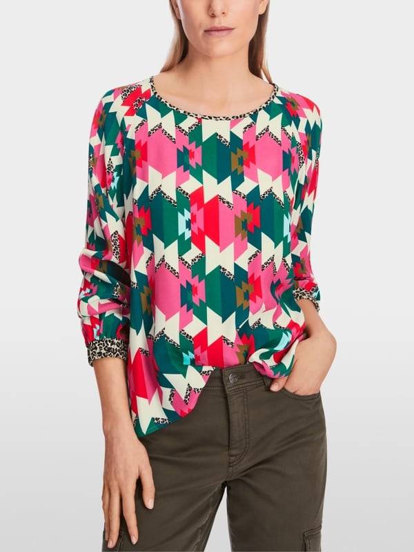 Marc Cain Viskosebluse mit Raglan Nur für heute