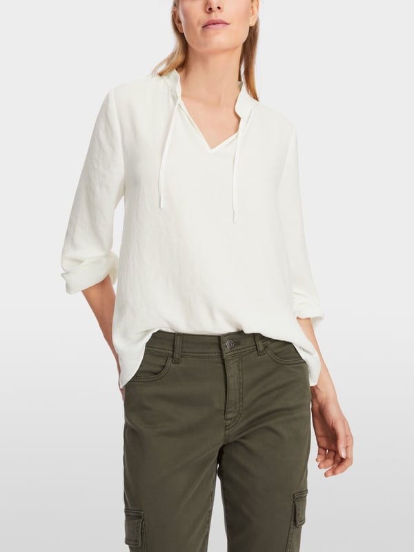 Marc Cain Weite Bluse mit Langarm Günstiger Verkauf