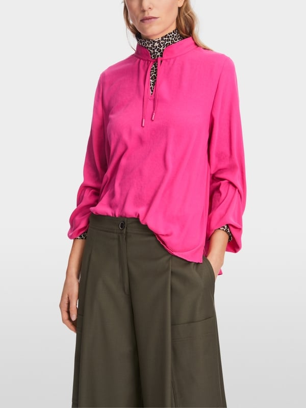 Marc Cain Weite Bluse mit Langarm Fabrikverkauf