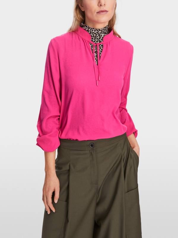 Marc Cain Weite Bluse mit Langarm Fabrikverkauf