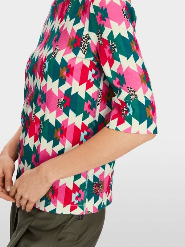 Marc Cain T-Shirt in Baumwoll-Ripp Osterangebot